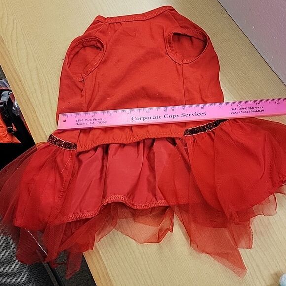 Christmas dog dresses with hat. Size small - Picture 5 of 6